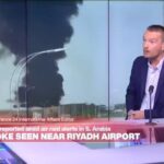 Black smoke seen near Riyadh amid air raid alerts in Saudi Arabia