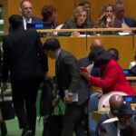 CUBA-EE UU: La delegación cubana abandona la ONU al oír a Trump decir que el régimen “acabará cayendo”