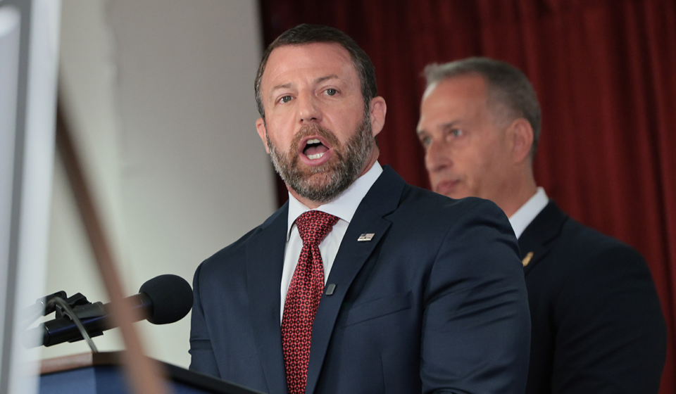 Coast Guard plane carrying DHS Secretary Markwayne Mullin makes emergency landing