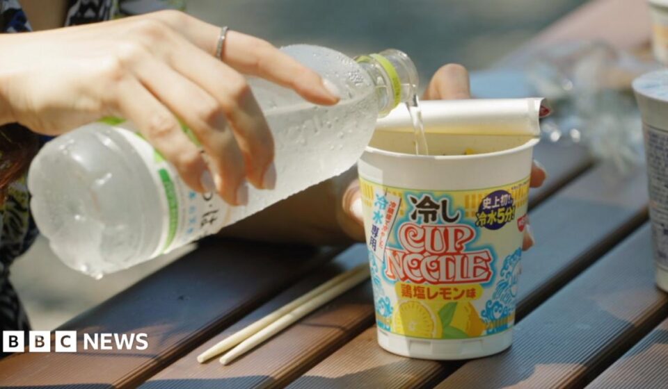 Cup noodles made with cold water? BBC tries Japan's viral snack
