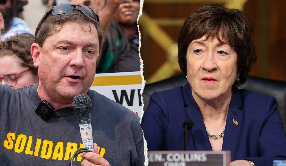Dem rival silent after Susan Collins office targeted with vulgar graffiti