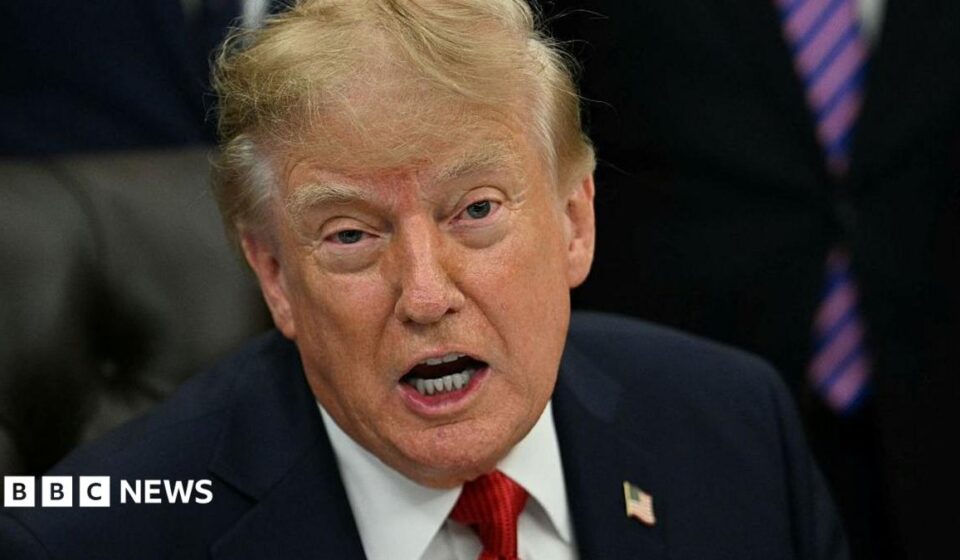 Donald Trump says he is banning CNN, Politico and MS NOW from White House