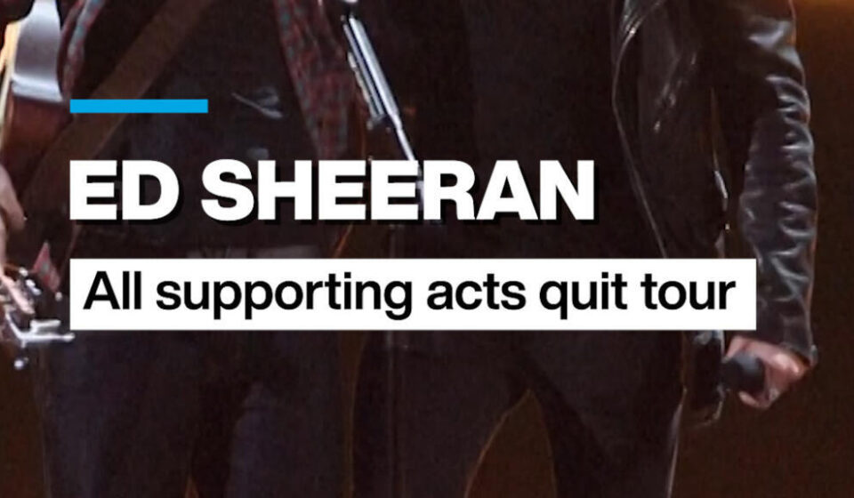Ed Sheeran: All supporting acts quit tour over Macklemore Palestine controversy
