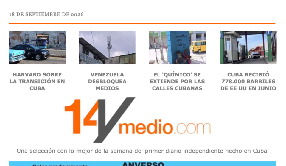 Edición impresa del 18 de septiembre de 2026