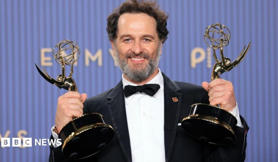 Emmy Awards: Welsh actor Matthew Rhys makes history with double win