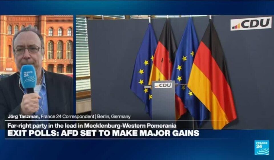 Exit polls show 'disaster' for Merz' CDU party in two state elections