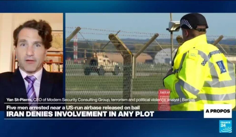 Expert says UK airbase plot 'fits into a very intense pattern we've been seeing in past two months' - A propos