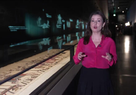 FRANCE 24 report: Bayeux Tapestry fever grips UK as sold-out exhibition opens