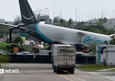 Five dead after Amazon cargo plane crashes at Miami airport