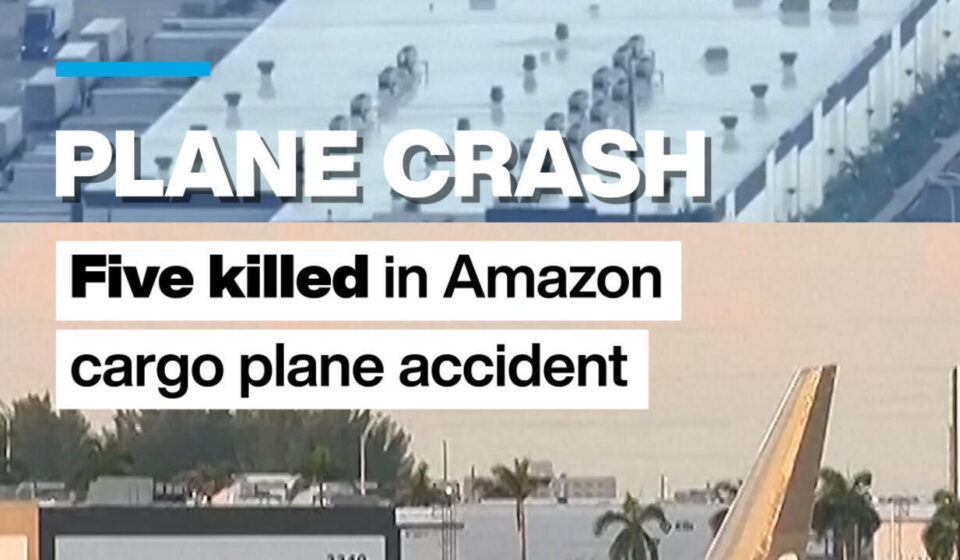 Five dead after Amazon cargo plane overshoots runway in Miami
