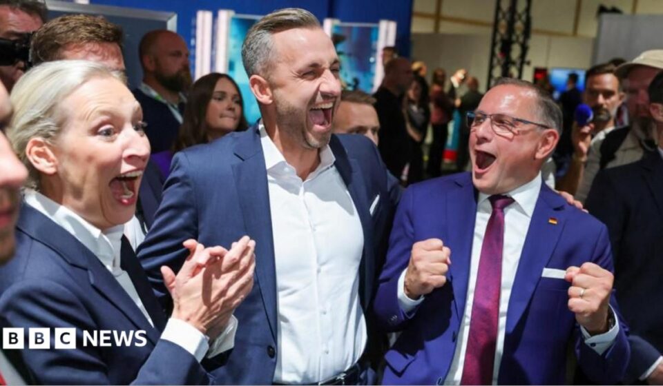 German far-right set for big win in eastern state of Saxony-Anhalt - projections