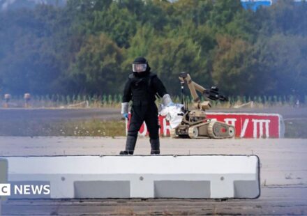 Germany says Russia behind Leipzig airport drone attack