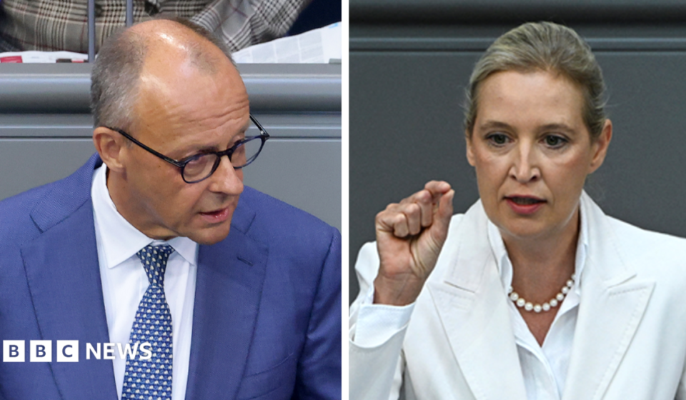 Germany's Merz attacks AfD in parliament after far-right election win