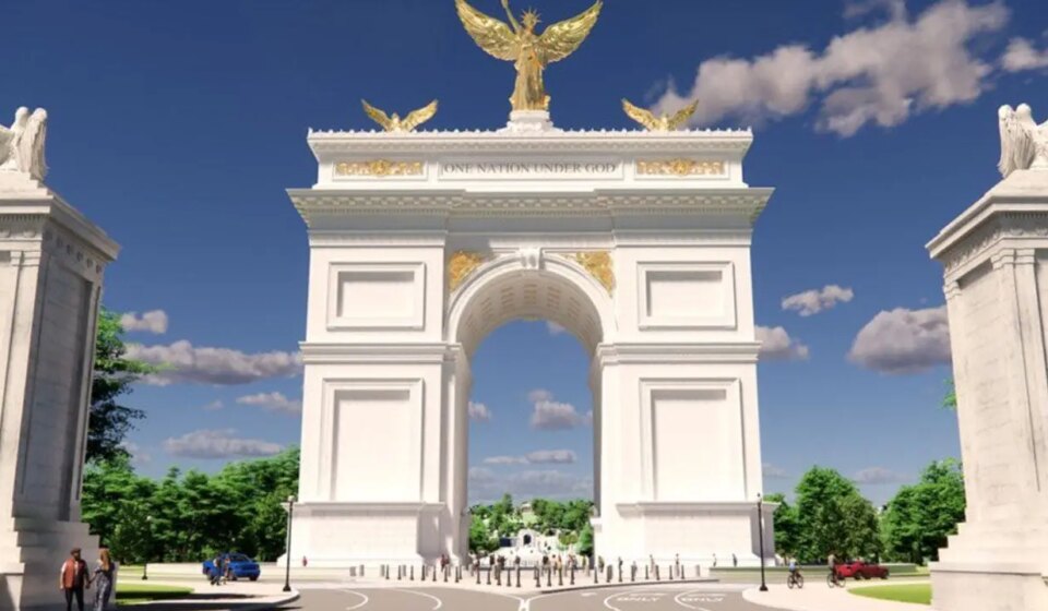 Great Triumphal Arch excavation begins near Arlington amid lawsuit: Bergum