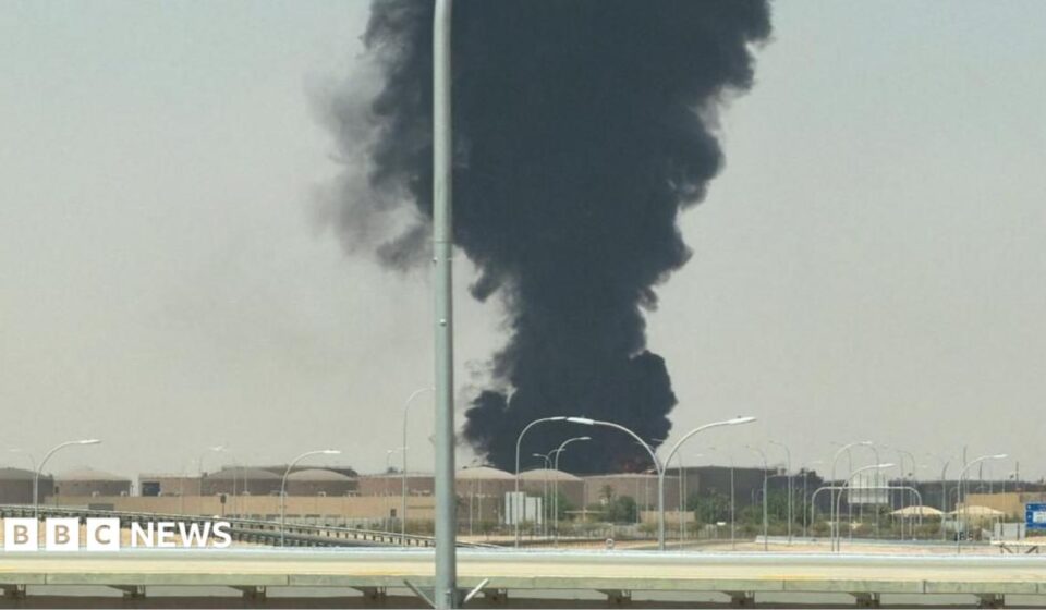 Houthis claim attack on Riyadh after fire near airport