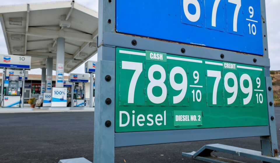 How record diesel prices will rip through the U.S. economy