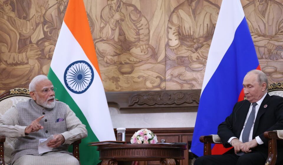 India's Modi asks Putin to end Ukraine war amid U.S. oil tariff threat