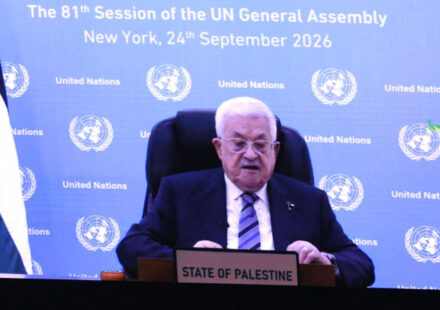 Israeli policies threaten 'life and existence' of Palestinians, Abbas tells UN