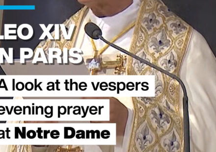 Leo XIV in Paris: A look at the vespers evening prayer at Notre-Dame