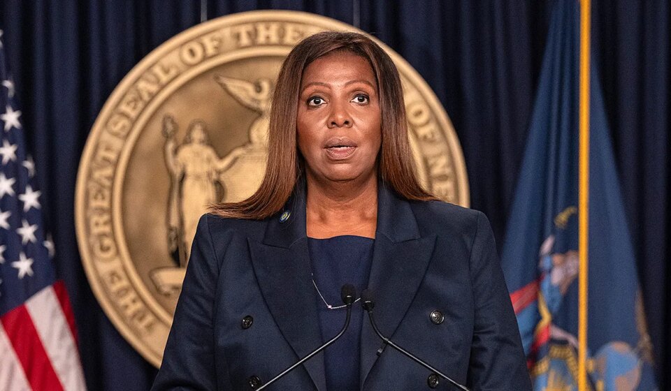 Letitia James lead over Komatireddy shrinks by 5 points, poll shows