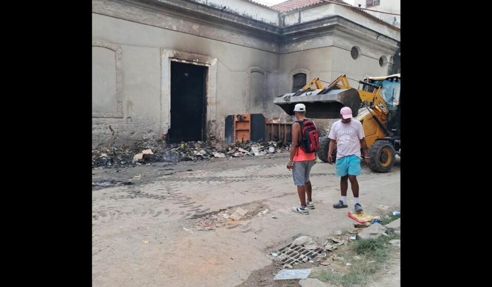 Los vecinos salvaron del fuego la iglesia de San Judas Tadeo