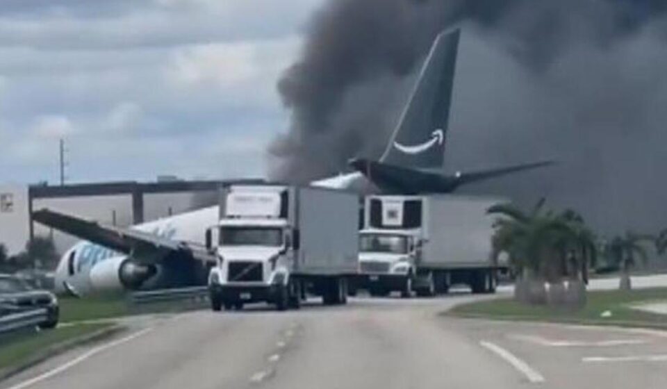 Miami: Al menos cinco muertos tras estrellarse un avión de Amazon