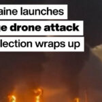 Moscow: Ukraine launches huge drone attack as election wraps up