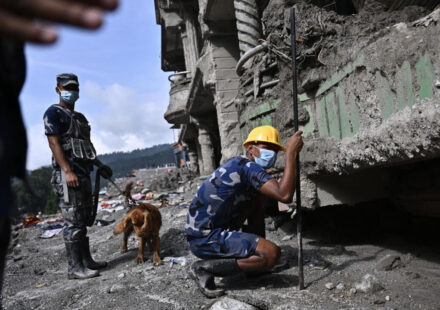 Nepal rescuers race to free dozens trapped in hydropower tunnels