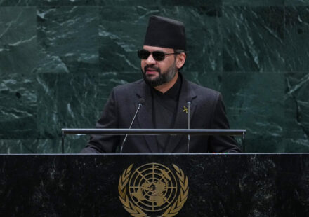 Nepal’s catastrophic floods were ‘warning to the world,’ PM Shah tells UN