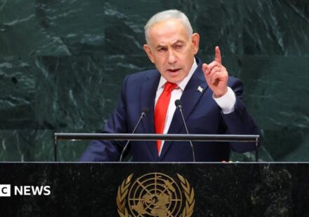 Netanyahu defends Israeli military actions in Middle East in UN speech
