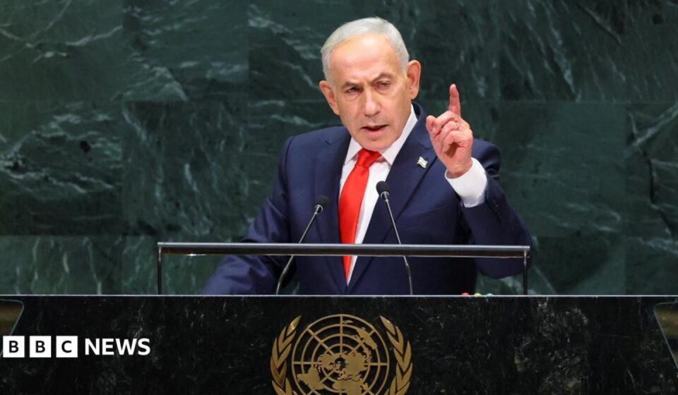 Netanyahu defends Israeli military actions in Middle East in UN speech