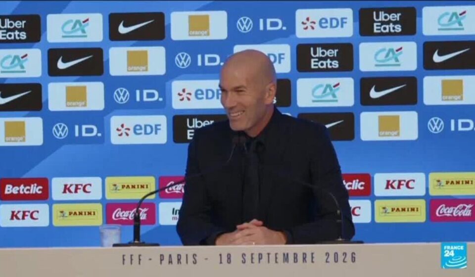 New France football boss Zidane names first squad