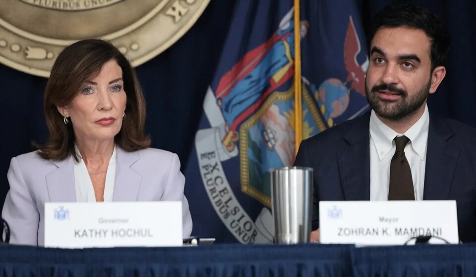 New York Gov Hochul accuses President Trump of 'defunding the police'