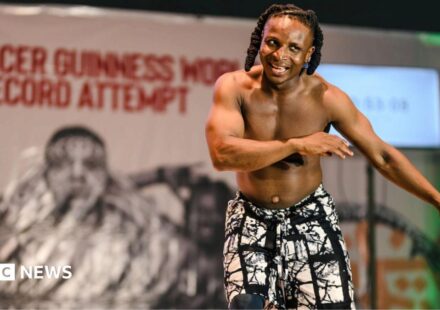 Nigeria's Ben Dancer dances non-stop for seven days in world record bid