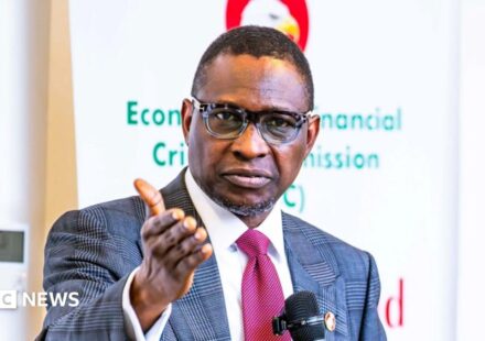 Nigeria's EFCC chief has fired 40 of his anti-corruption agents for 'being corrupt'