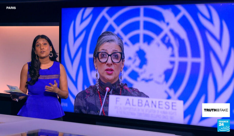 No, UN chief Guterres did not call Francesca Albanese 'out of control' - Truth or Fake
