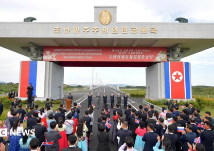 North Korea and Russia open first road bridge linking the two countries