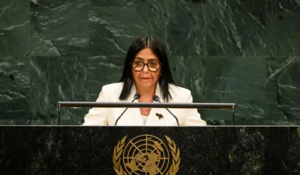 ONU: Delcy Rodríguez promete comicios y destaca la relación con Trump