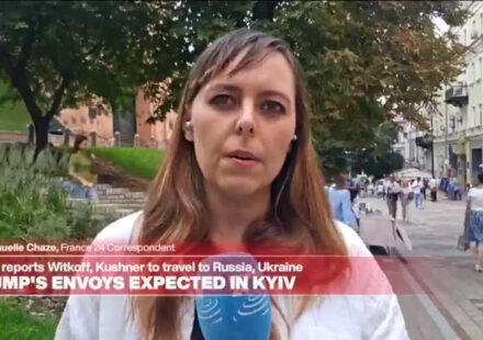 On the ground: Russian drone strikes Ukraine security service headquarters in Kyiv