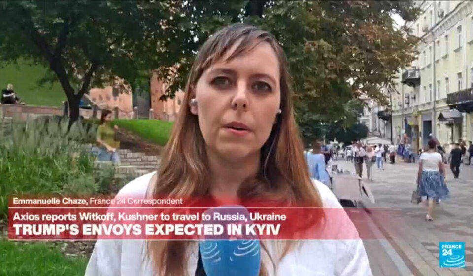 On the ground: Russian drone strikes Ukraine security service headquarters in Kyiv