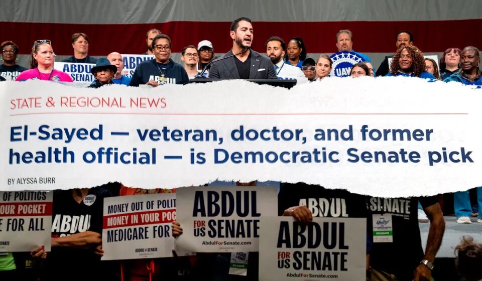 Paper falsely calls leftist Senate candidate El-Sayed a 'veteran'