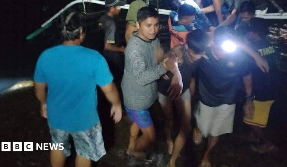 Philippine ferry fire: Survivor recalls being trampled as he made narrow escape