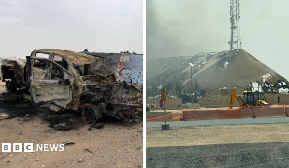 Photos show widespread damage at US sites from Iranian attacks