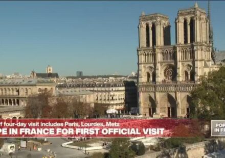 Pope Leo XIV leads Vespers at Notre-Dame Cathedral in Paris