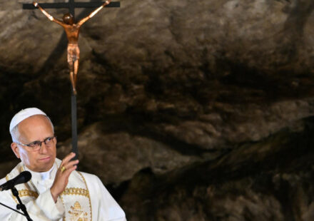Pope Leo XIV visits Lourdes after giant Paris mass to meet clergy abuse victims