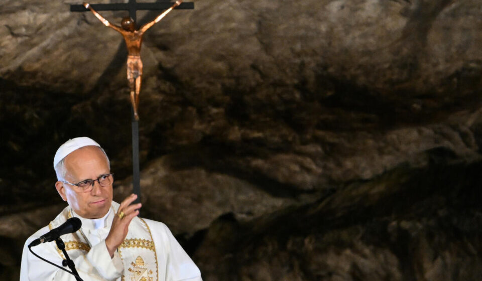 Pope Leo XIV visits Lourdes after giant Paris mass to meet clergy abuse victims