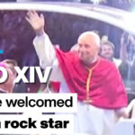 Pope Leo XIV welcomed like a rock star at Stade de France near Paris