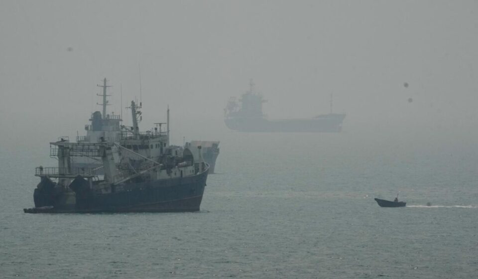 Projectile hits tanker as it enters the Strait of Hormuz