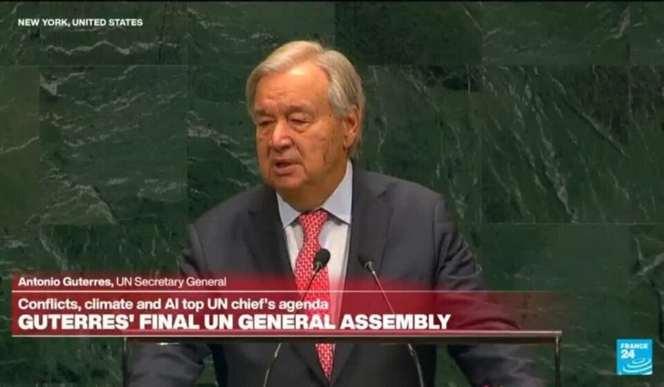 REPLAY: UN chief Guterres makes final address to the General Assembly