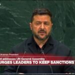 REPLAY: Ukrainian President Zelensky addresses the UN General Assembly